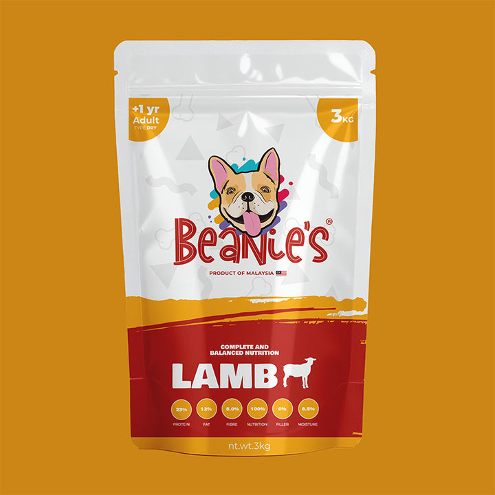 Beanies Adult Dog Food - Lamb
