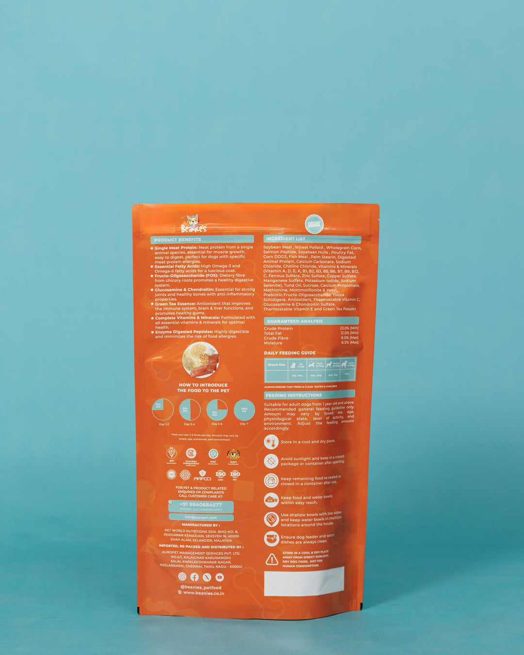 Beanies Adult Dog Food - Salmon